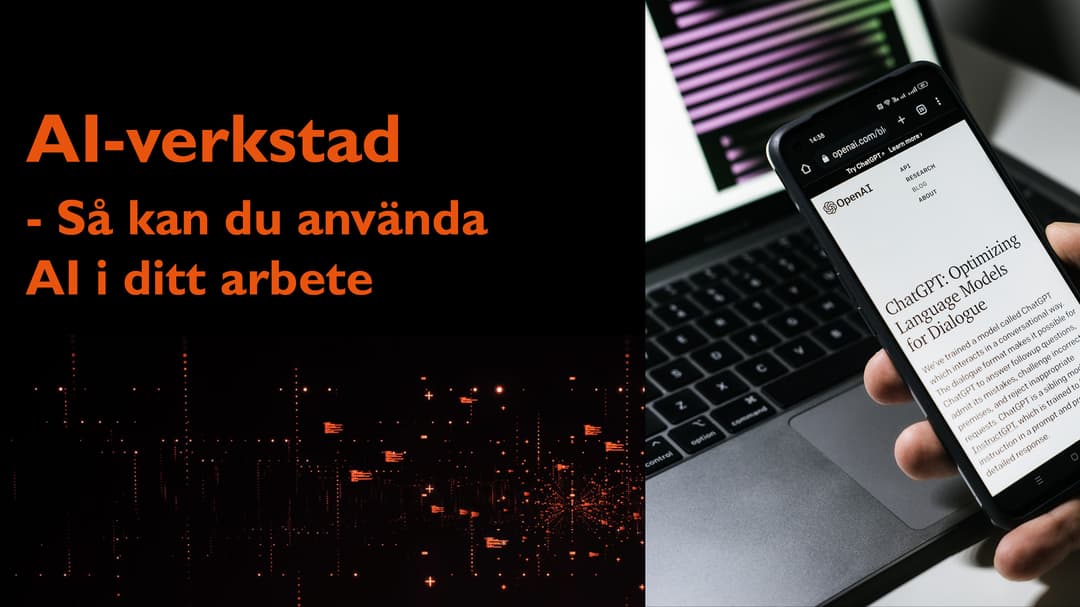 AI-verkstad så kan du använda Ai i ditt arbete