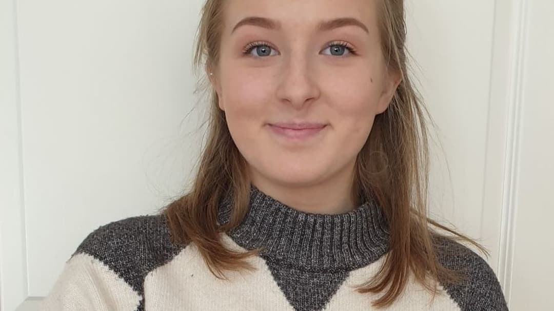 Bild på Alva Eriksson vinnare Design Open 2019