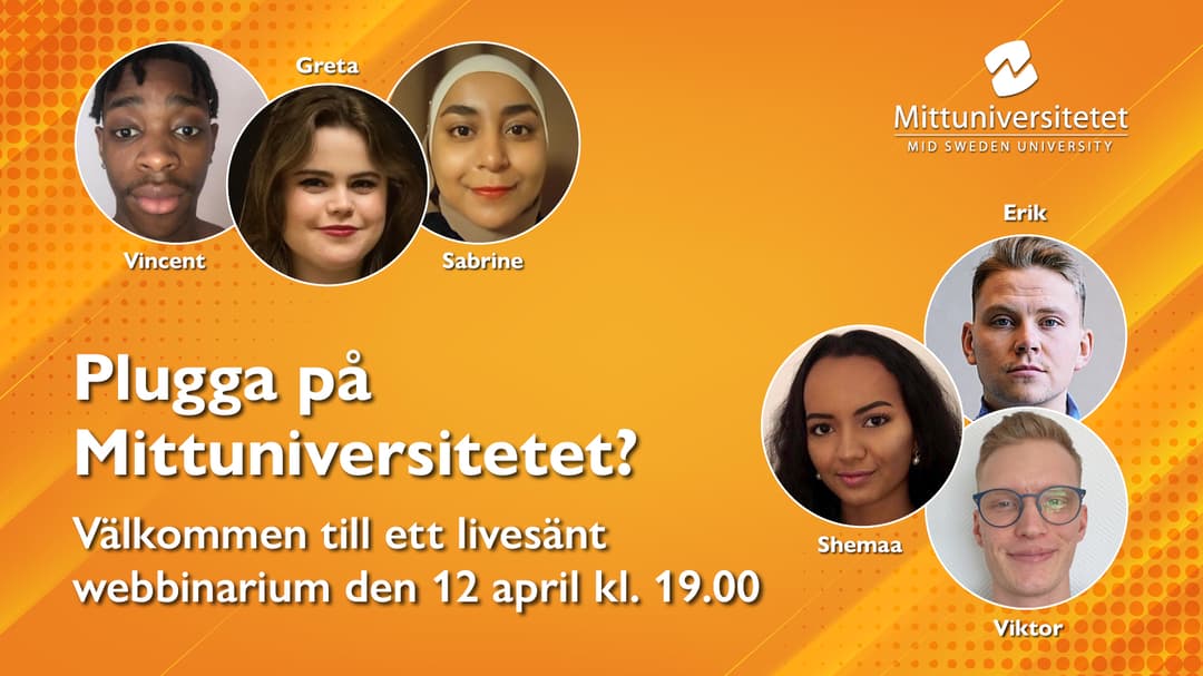 Fem studentambassadörer på bild. 