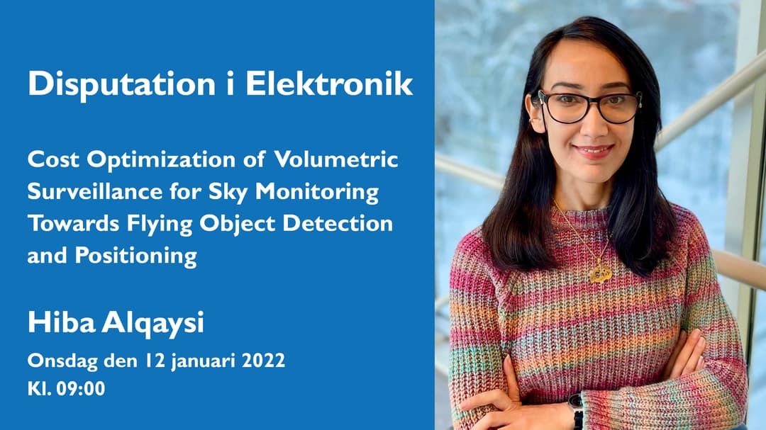 Disputation i Elektronik med Hiba Alqaysi