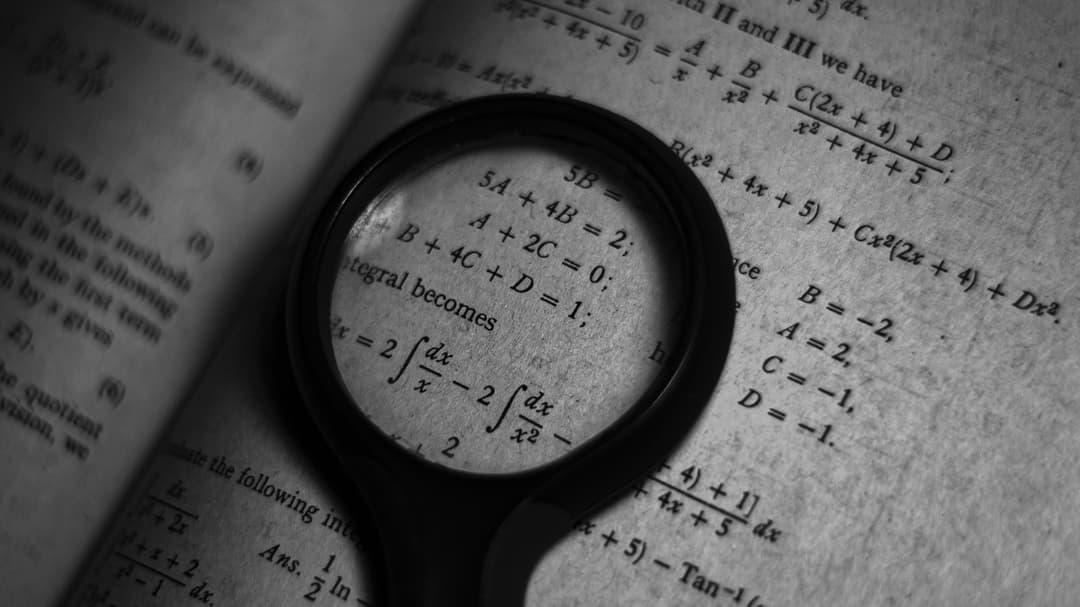 Matematik och förstoringsglas