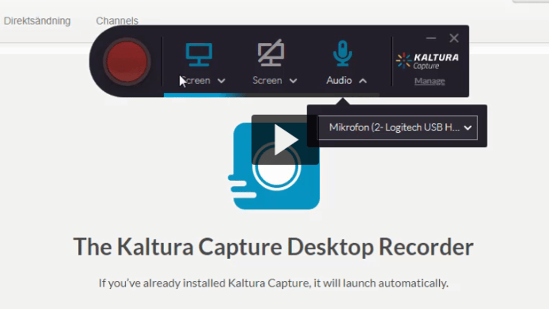 Kaltura Capture
