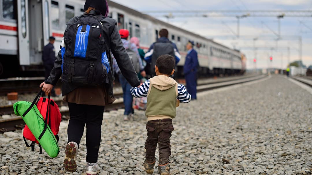 flykting, på flykt, migration, integration