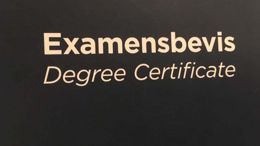 Examensbevis
