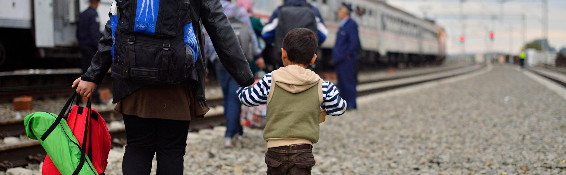 flykting, på flykt, migration, integration
