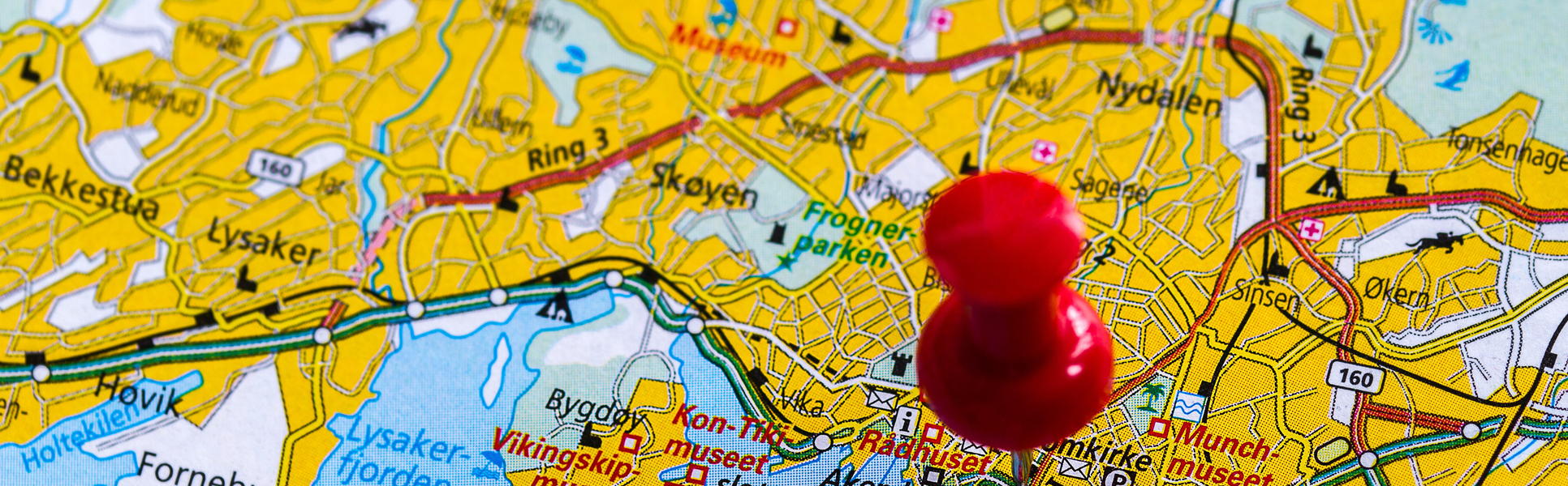 Karta över Oslo