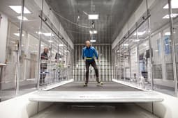 Vintunneln på Sports Tech Research Centre i Östersund