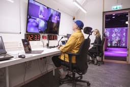Kontrollrummet i RCR labbet, Mittuniversitetet 
