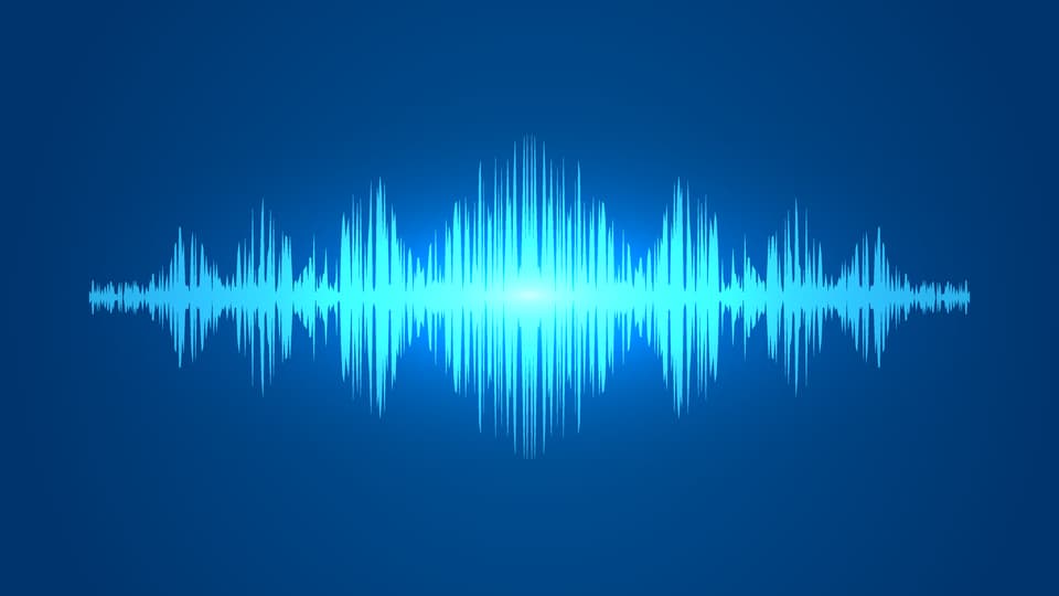 Sound waves.
