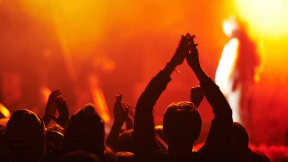 publik vid musikevent