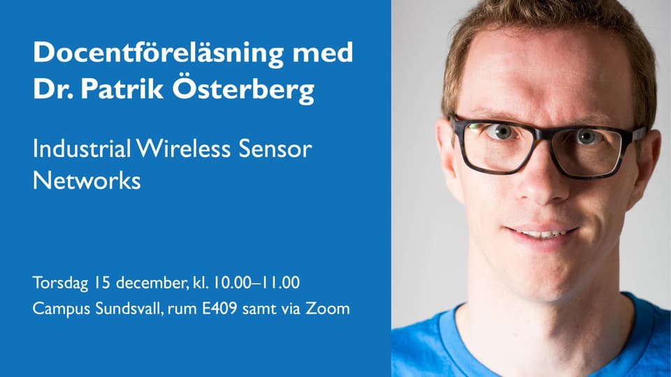 Docentföreläsning med Patrik Österberg