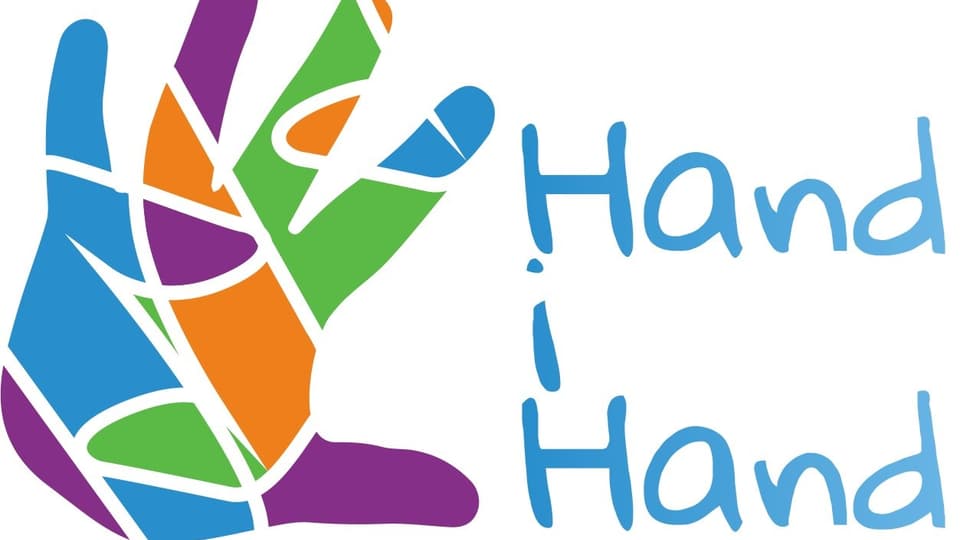 Logotyp för projektet Hand in Hand