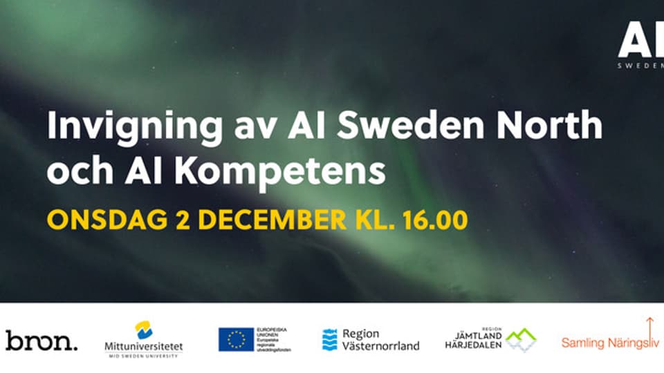 invigningen av AI Sweden North och AI Kompetens