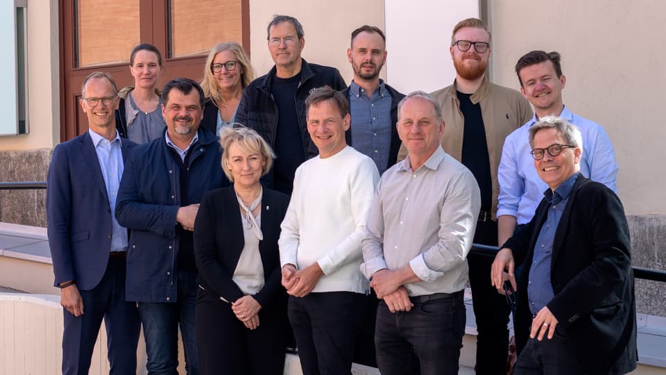Gruppfoto av universitetsstyrelsen