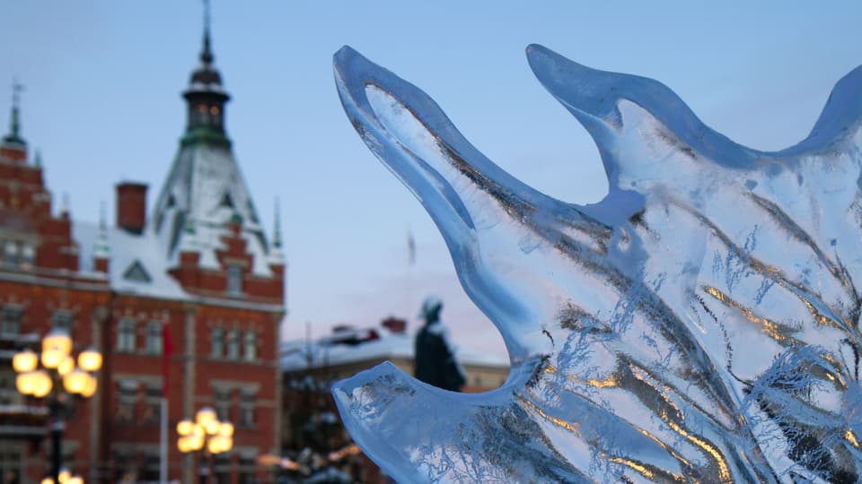 Sundsvall i vinterskrud