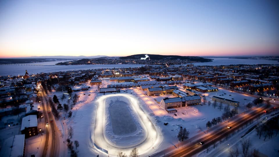 Ovalen kva med Frösön