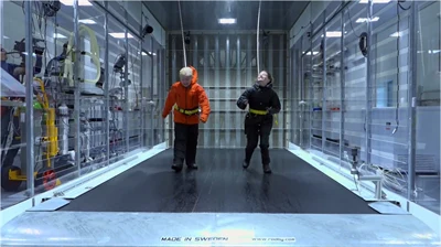 Vilma och Ludvig besöker Sports Tech