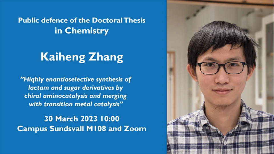 Defence of a doctoral thesis