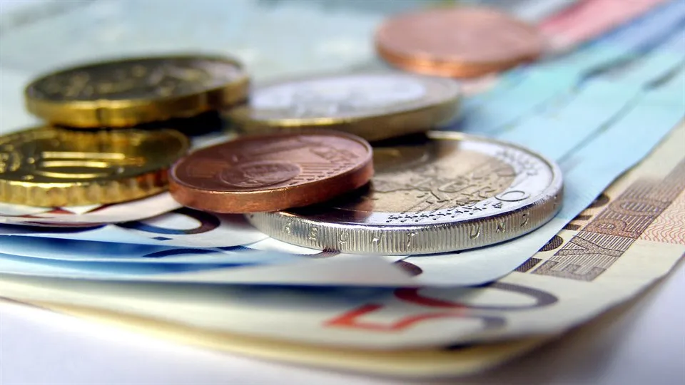 Mynt och sedlar Euro