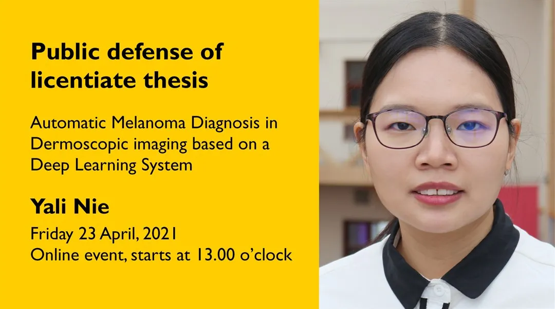 Licentiatseminarium med Yali Nie