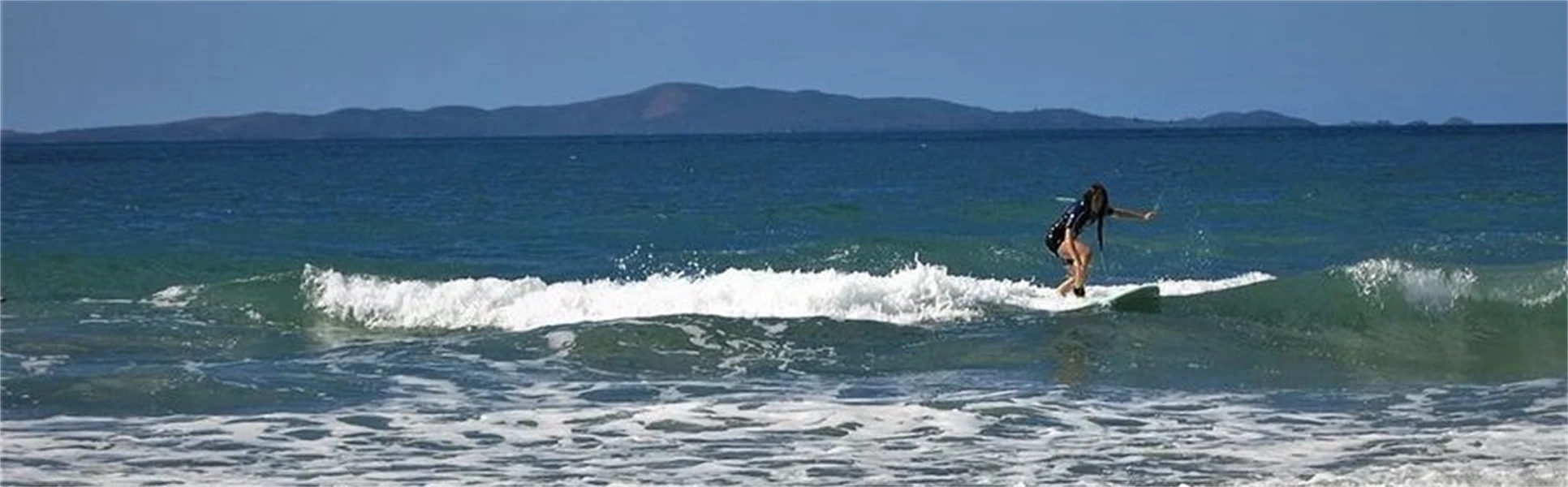 Julia pluggade på CQU Rockhampton, Australien och surfade mellan föreläsningarna