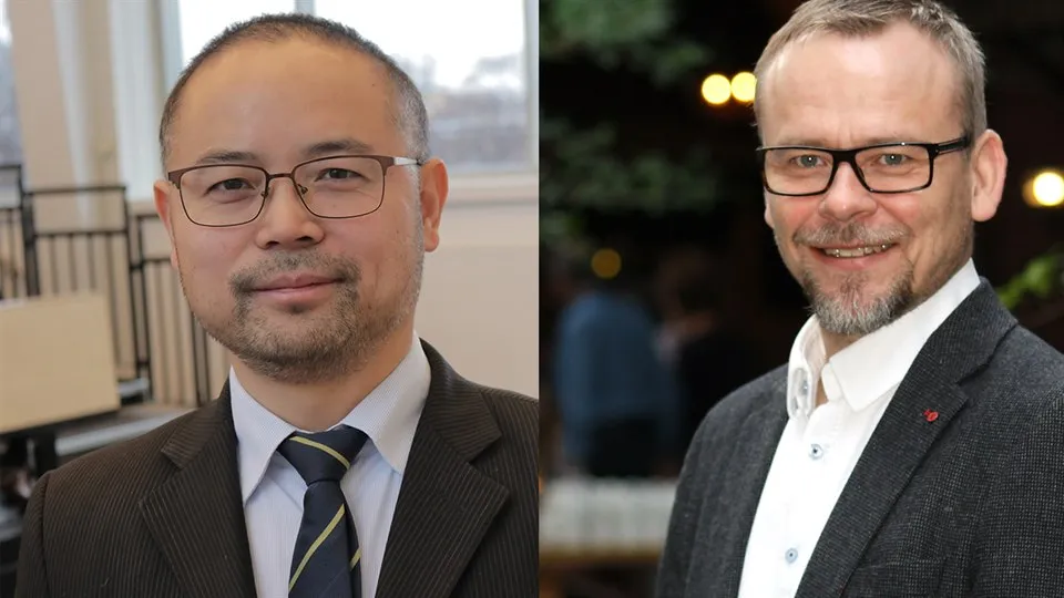 Renyun och Magnus porträtt