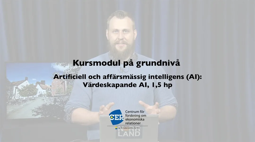 Artificiell och affärsmässig intelligens (AI): Värdeskapande AI, 1,5 hp - trailer