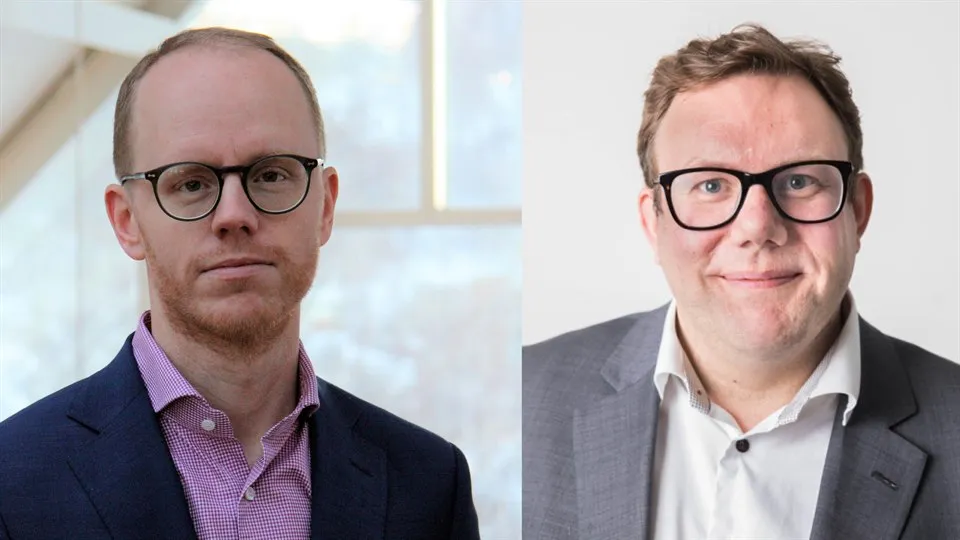 Bild på forskarna Gustav Liden och Jon Nyhlen