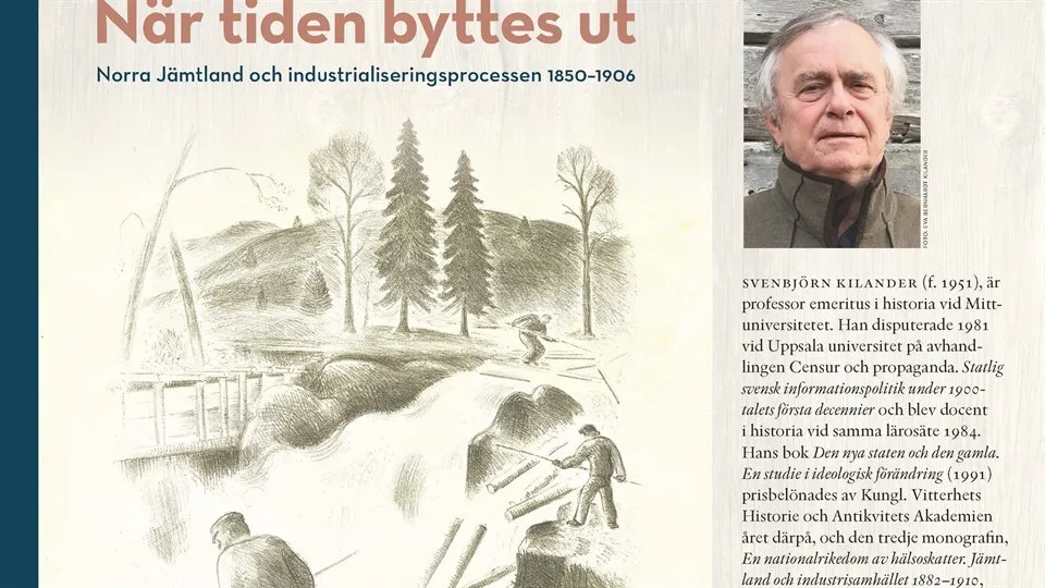 Del av bokframsida till boken När tiden byttes ut