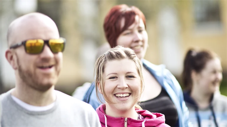 Brännboll på Campus Östersund