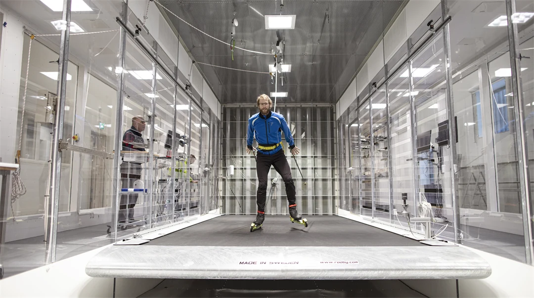 Vintunneln på Sports Tech Research Centre i Östersund