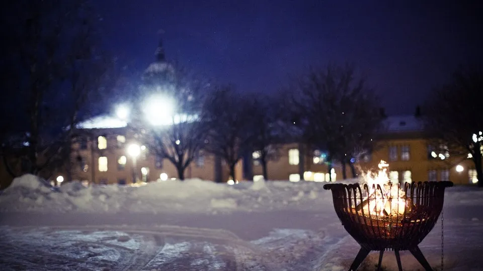 Östersund campus vinter