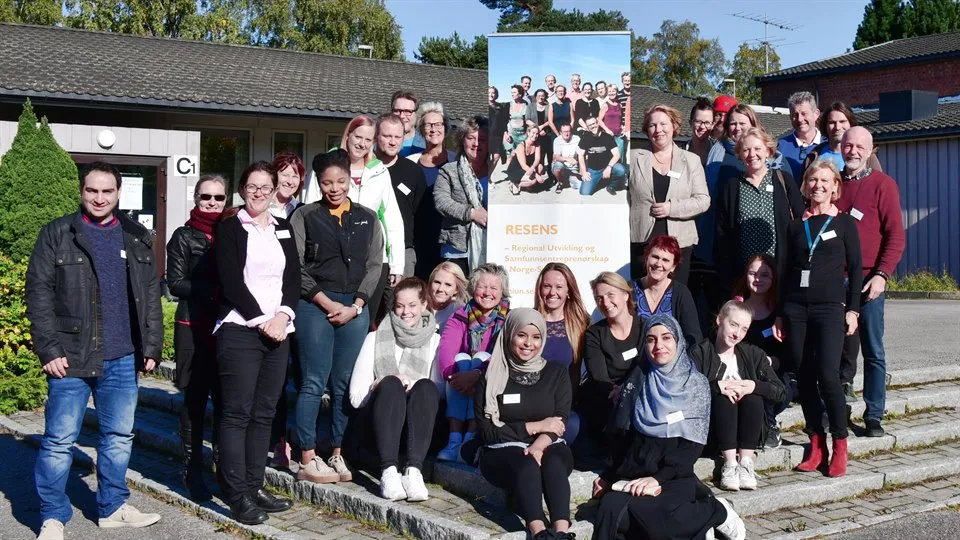 Gruppebilde, deltagere, Resens-seminar