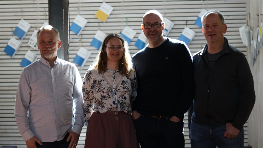 Magnus Norgren, Malin Nejström, Håkan Edlund och Bo Andreasson