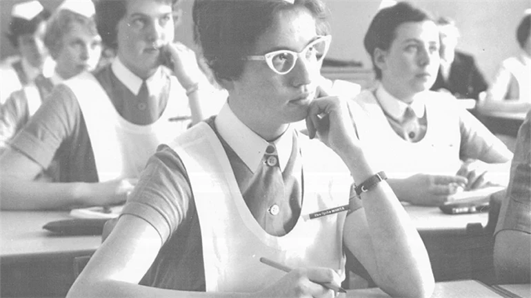 Sjuksköterskeutbildning 1955