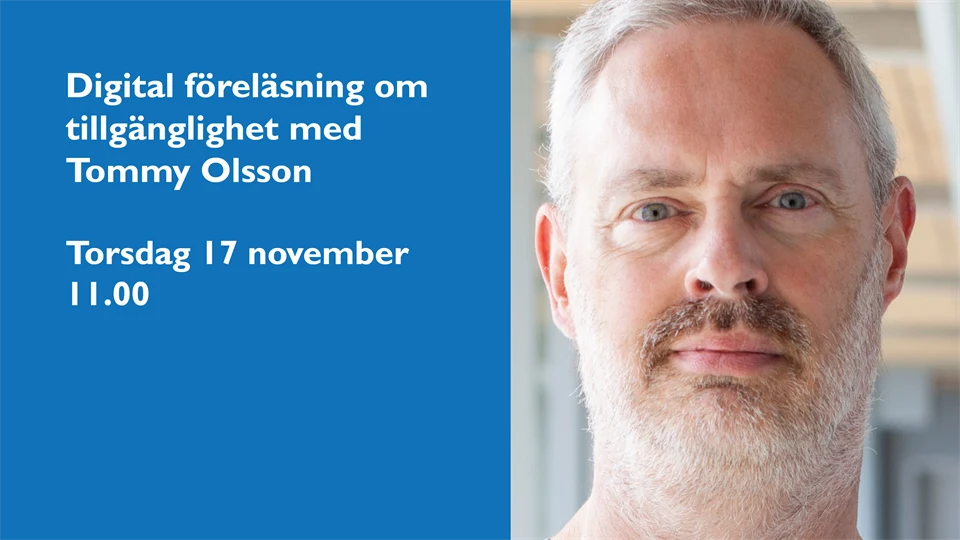 Tommy Olsson digital föreläsning