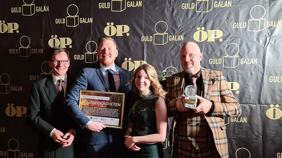 Prisutdelning Årets studentfavorit