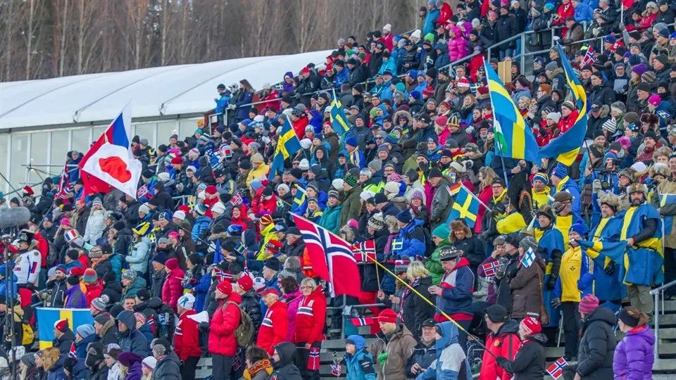 En stor svensk-norsk publik
