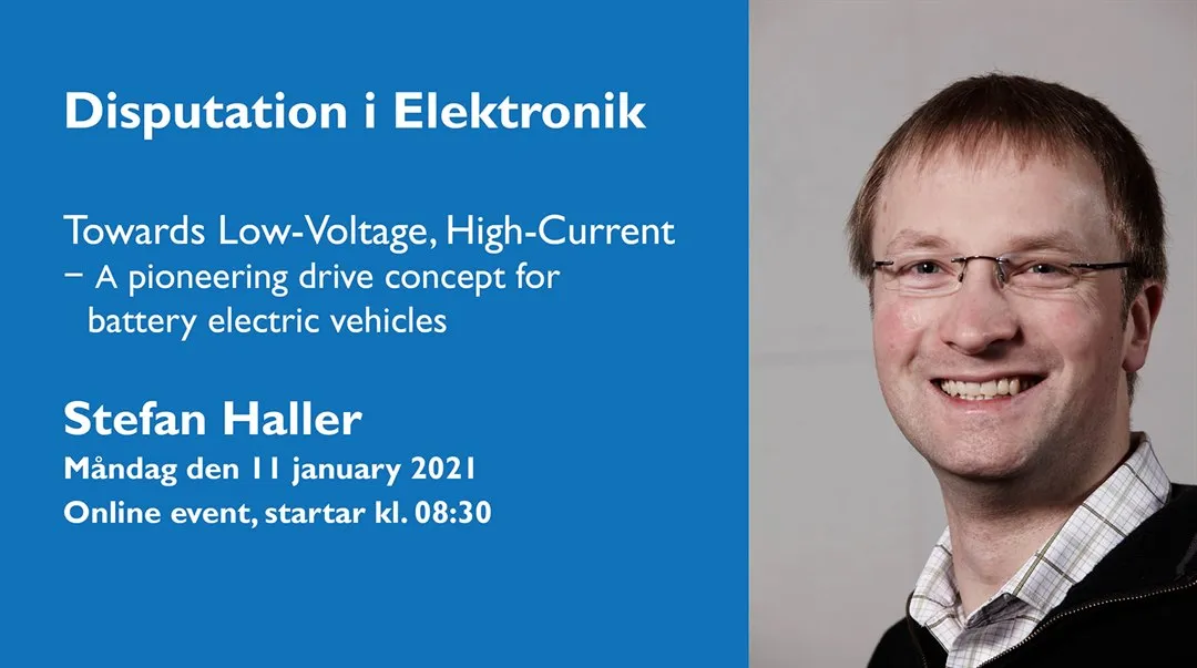 Disputation i Elektronik med Stefan Haller