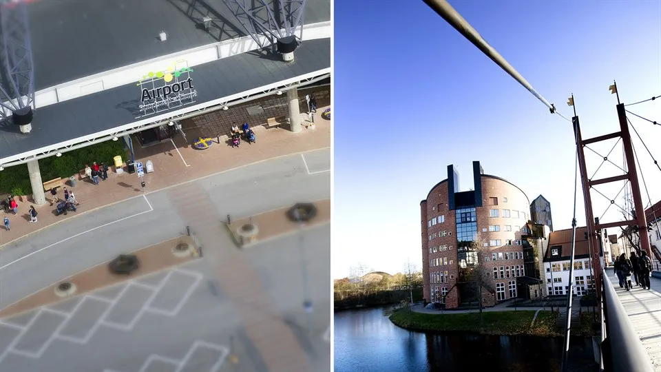 Sundsvall Timrå Airport och Mittuniversitetet