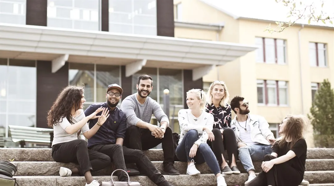 Studenter, utomhus, Östersund