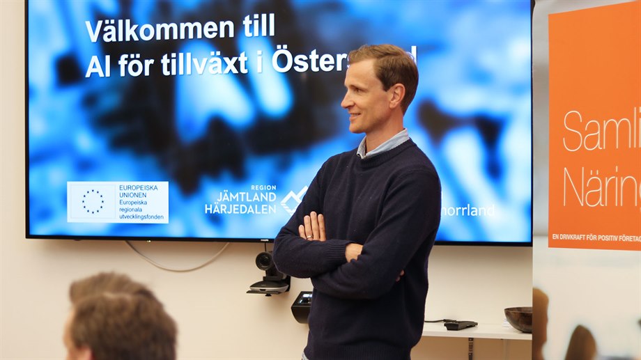 Lars Oscarsson från Bron Innovation was today's moderator.