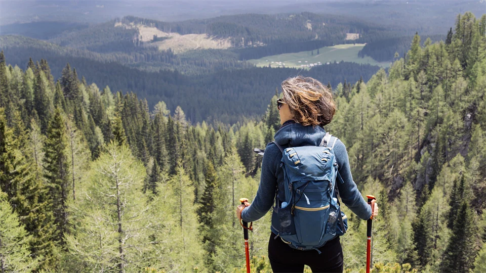 fjällvandring kvinna