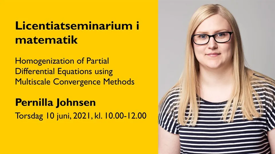 Pernilla Johnsen licentiatseminarium