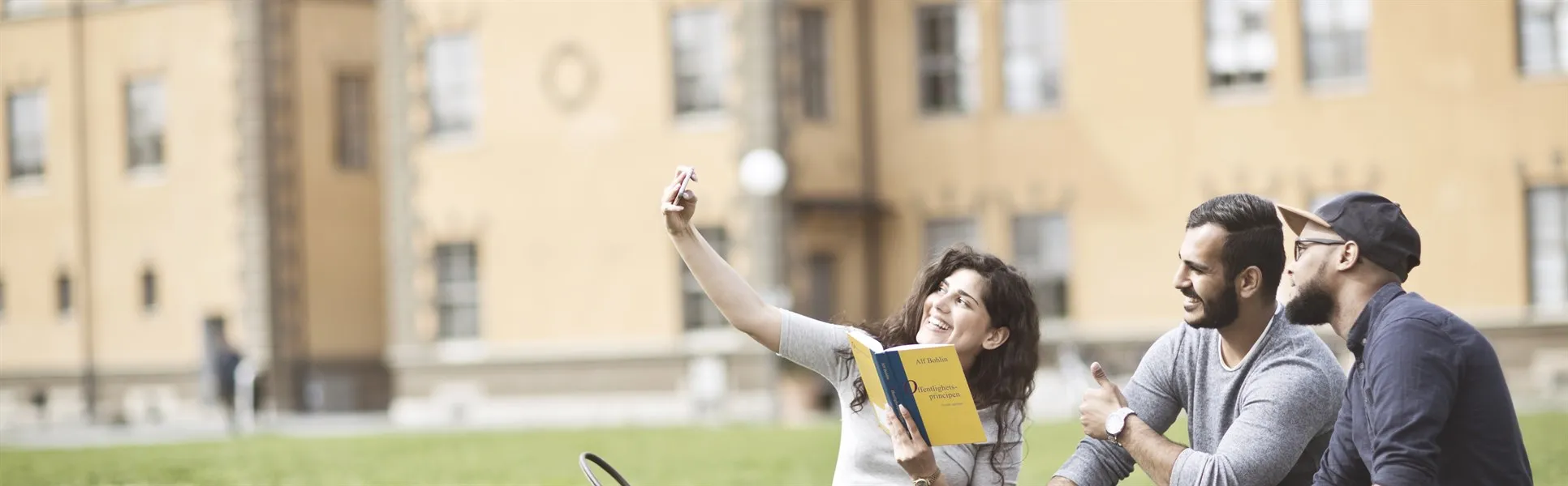Studenter, utomhus, Östersund