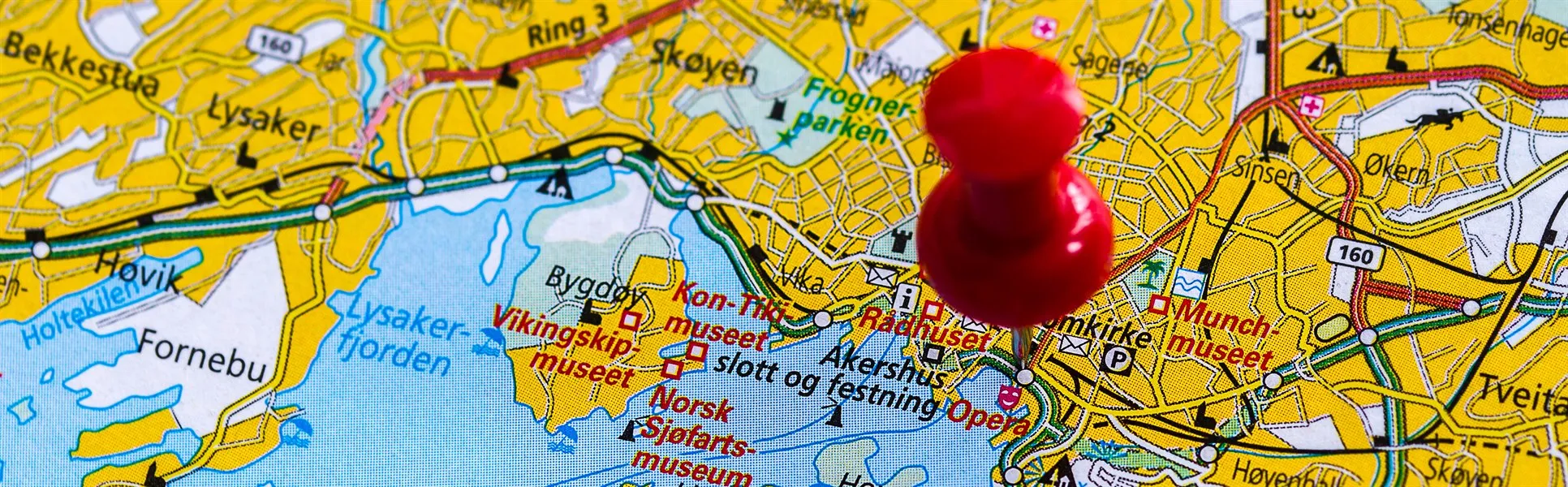 Karta över Oslo