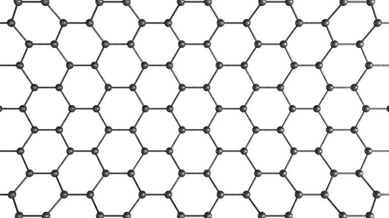 STructural mesh in the form of hexagons.