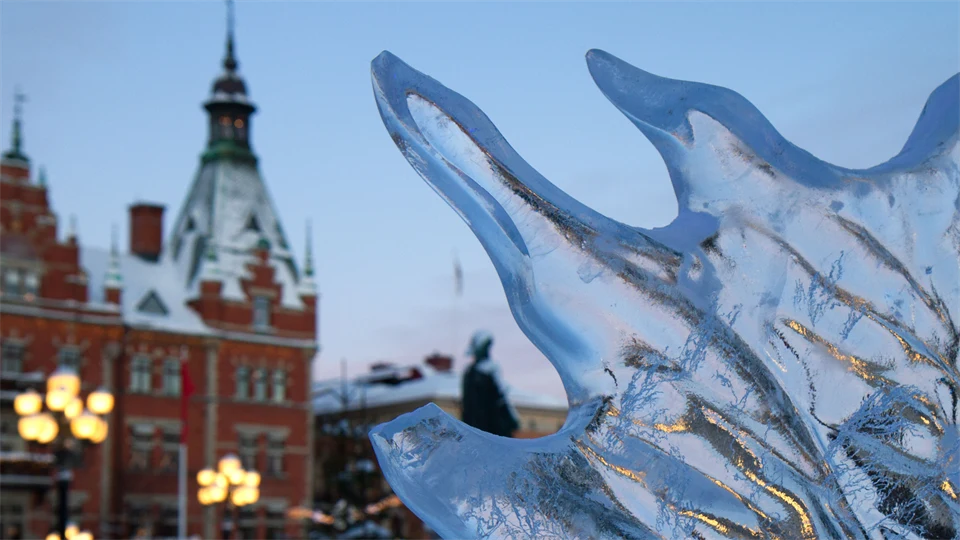 Sundsvall i vinterskrud