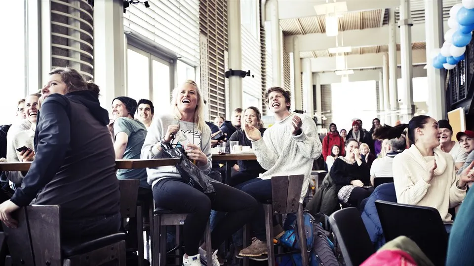 Studenter, Hus G Östersund, skidåkning i OS 2014