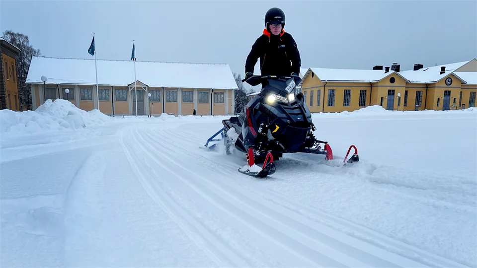 skoter skidspår